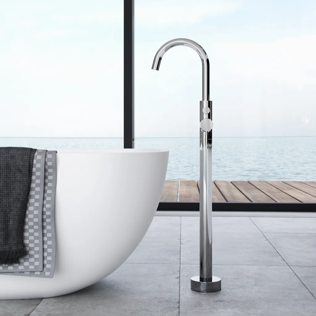 Semplice SBS600 - Freestanding bath armature Chrome