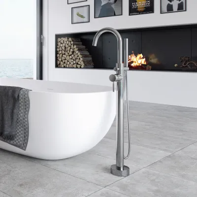 Semplice SBS600 - Freestanding bath armature Chrome