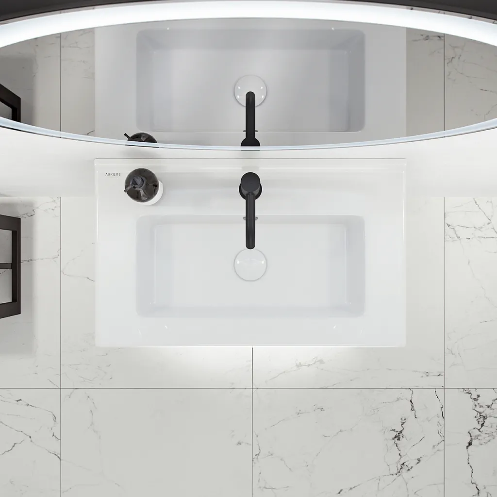 ArkiLife® Cobus ACC6036 - 61x36, Compact Slim Design w/Porcelain sink