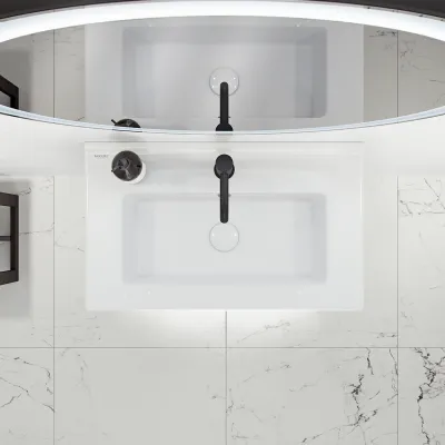ArkiLife® Cobus ACC6036 - 61x36, Compact Slim Design w/Porcelain sink