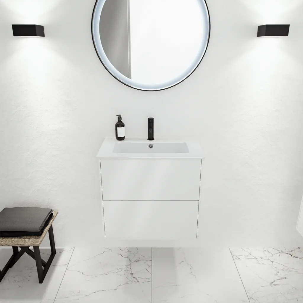 ArkiLife® Cobus ACC6036 - 61x36, Compact Slim Design w/Porcelain sink