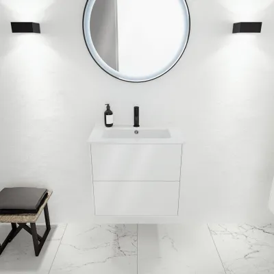 ArkiLife® Cobus ACC6036 - 61x36, Compact Slim Design w/Porcelain sink