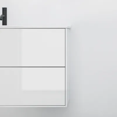 ArkiLife® Cobus ACC1036 CPH Square - Compact bathroom furniture 101x36 cm w/porcelain sink