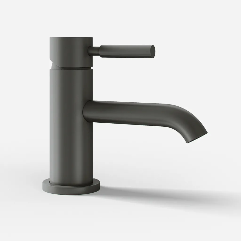 Semplice SHV101 - 1-lever basin mixer, PVD Matt Gun Metal