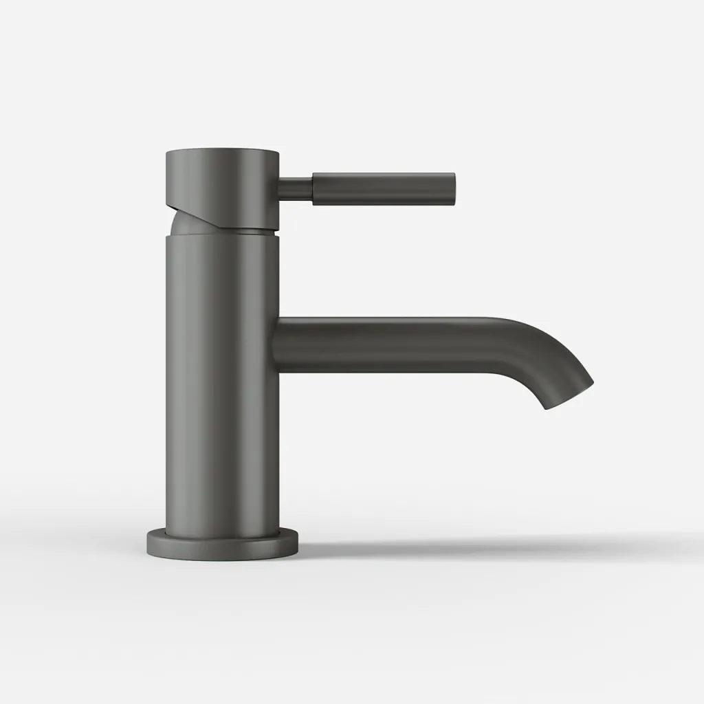 Semplice SHV101 - 1-lever basin mixer, PVD Matt Gun Metal