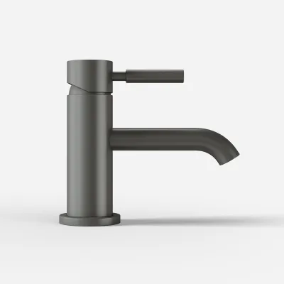 Semplice SHV101 - 1-lever basin mixer, PVD Matt Gun Metal
