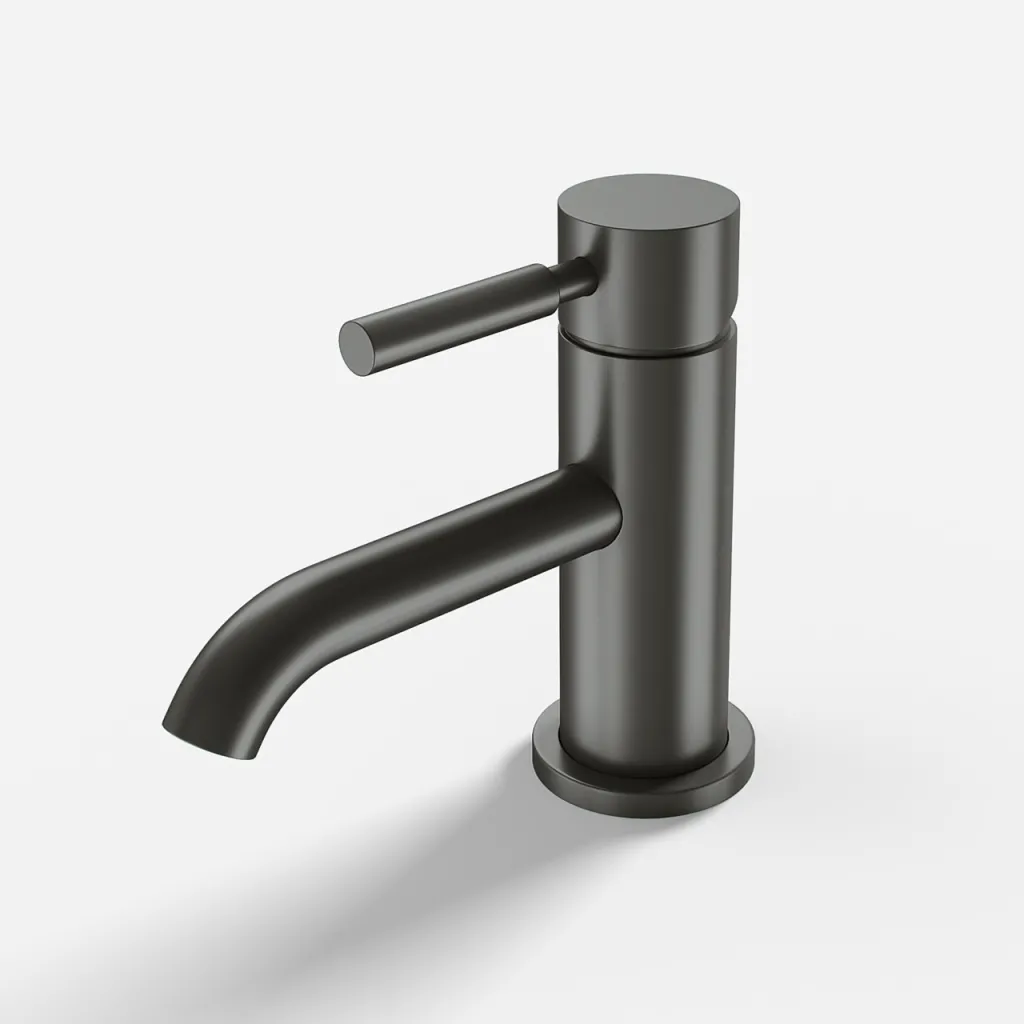 Semplice SHV101 - 1-lever basin mixer, PVD Matt Gun Metal