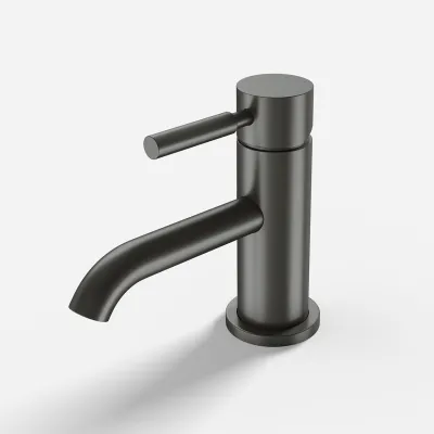 Semplice SHV101 - 1-lever basin mixer, PVD Matt Gun Metal