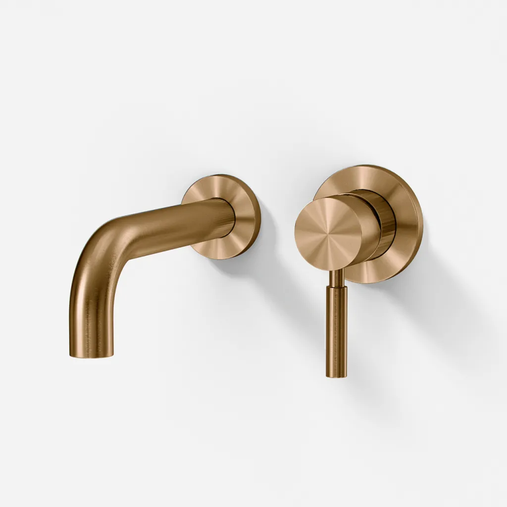 Semplice SHV102 - Washbasin faucet 22 cm spout, PVD Brushed Copper