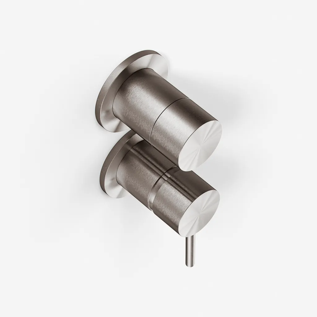 Semplice SBR901 - Single lever shower mixer, PVD Brushed Steel