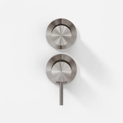 Semplice SBR901 - Single lever shower mixer, PVD Brushed Steel
