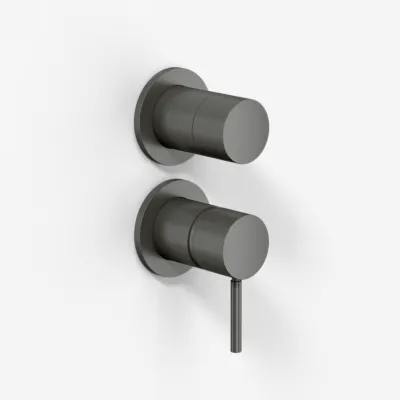 Semplice SBR901 - Single-lever shower mixer, PVD Matt Gun Metal