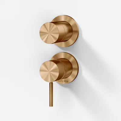 Semplice SBR901 - Recessed fitting, PVD Brushed Copper