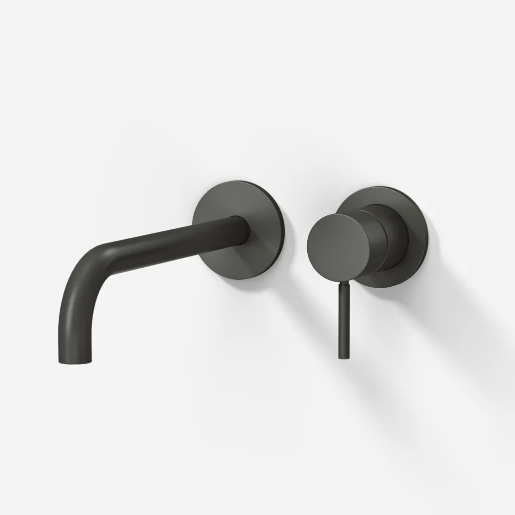 Semplice SHV502 - 1-handle Washbasin fitting, 22 cm. spout, PVD Matt Gun Metal