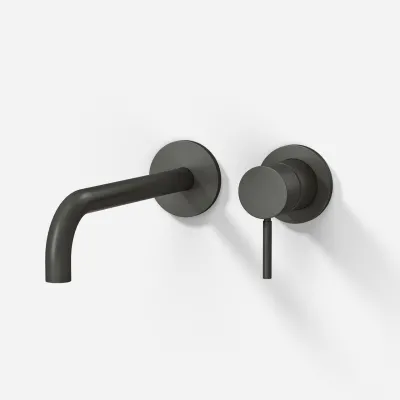 Semplice SHV502 - 1-handle Washbasin fitting, 22 cm. spout, PVD Matt Gun Metal