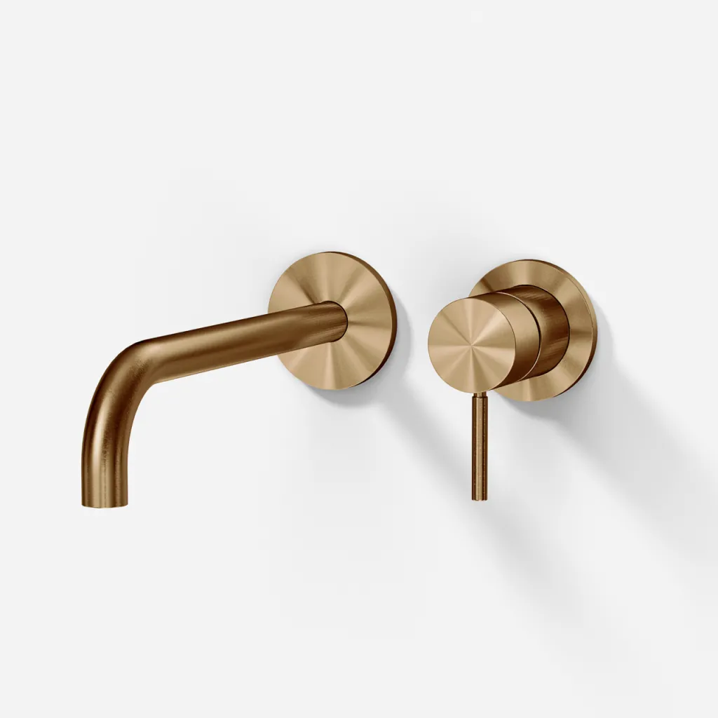 Semplice SHV502 - Single lever washbasin mixer, 22 cm spout, PVD Brushed Copper