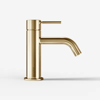 Semplice SHV501 - Washbasin fitting S-size, Polished Brass Natural