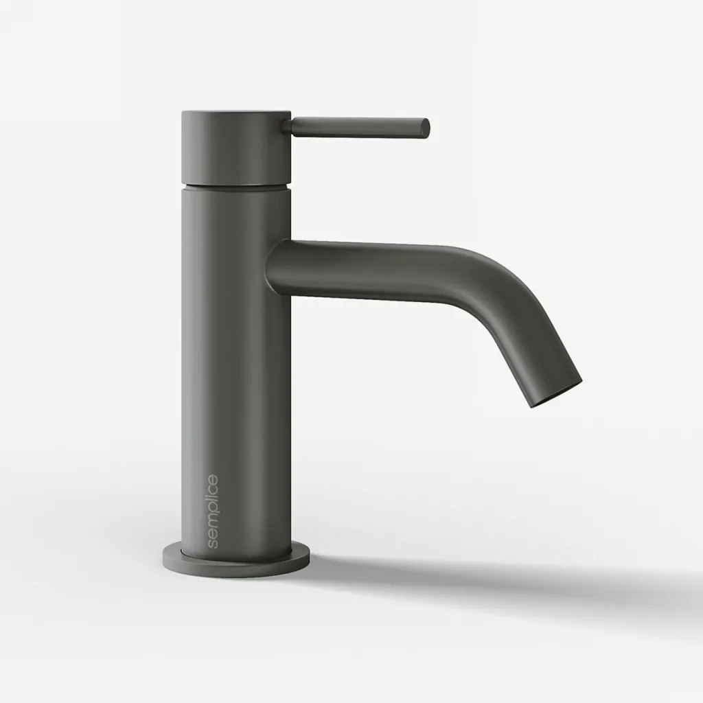 Semplice SHV501 - Washbasin fitting S-size, PVD Matt Gun Metal