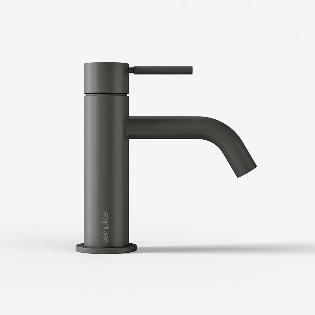 Semplice SHV501 - Washbasin fitting S-size, PVD Matt Gun Metal