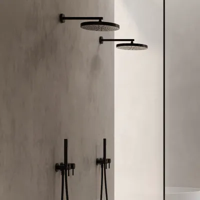 Semplice SBR801 S02 - XXL Rain DeLux Ø28 cm, Matt black