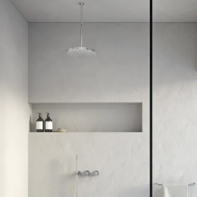 Semplice SBR801 S04 - XXL Rain DeLux Ø28 cm, Ceiling, Chrome