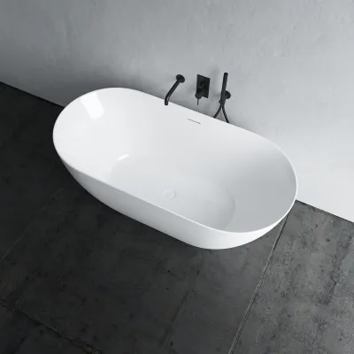Coco 150 - Bathtub 150x72 cm, Slim Design, Glossy White