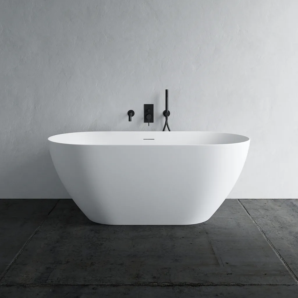 Coco 150 - Bath tub 150x72 cm, Slim-Design, Matt White