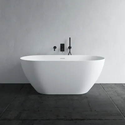 Coco 150 - Bath tub 150x72 cm, Slim-Design, Matt White