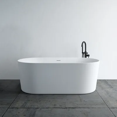 Takai 170 - 170x80 cm Bathtub, Slim Design, Matte White