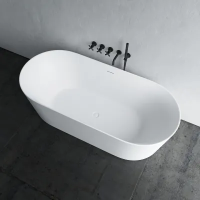 Takai 178 - 178x80 cm Bathtub, Slim Design, Matte White