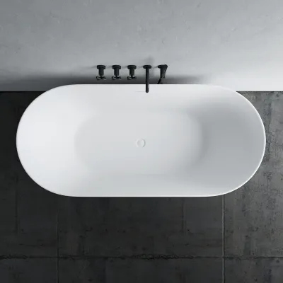 Takai 178 - 178x80 cm Bathtub, Slim Design, Matte White