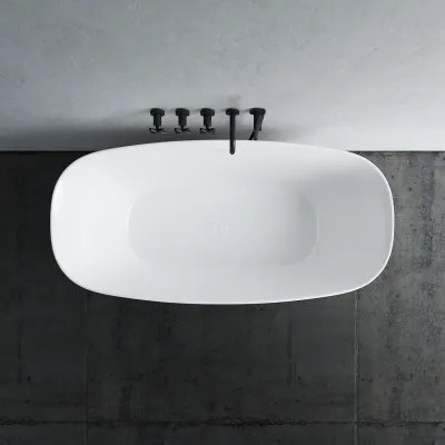 Chic 150 - 150x72 cm Bathtub, Slim Design, Glossy White