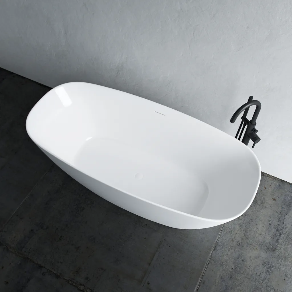 Chic 170 - 170x78 cm Bathtub, Slim Design, Glossy White