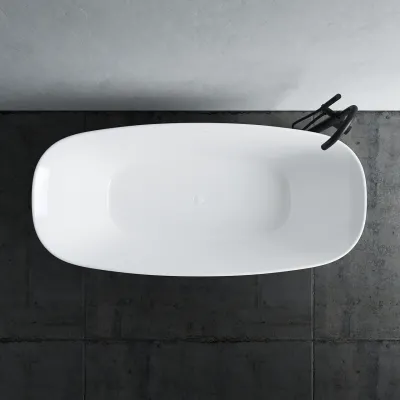 Chic 170 - 170x78 cm Bathtub, Slim Design, Glossy White