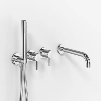 Semplice SBR801 S11 - Tub/shower, Chrome
