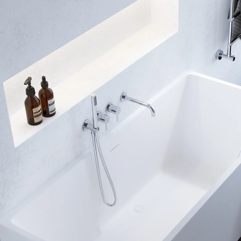 Semplice SBR801 S11 - Tub/shower, Chrome
