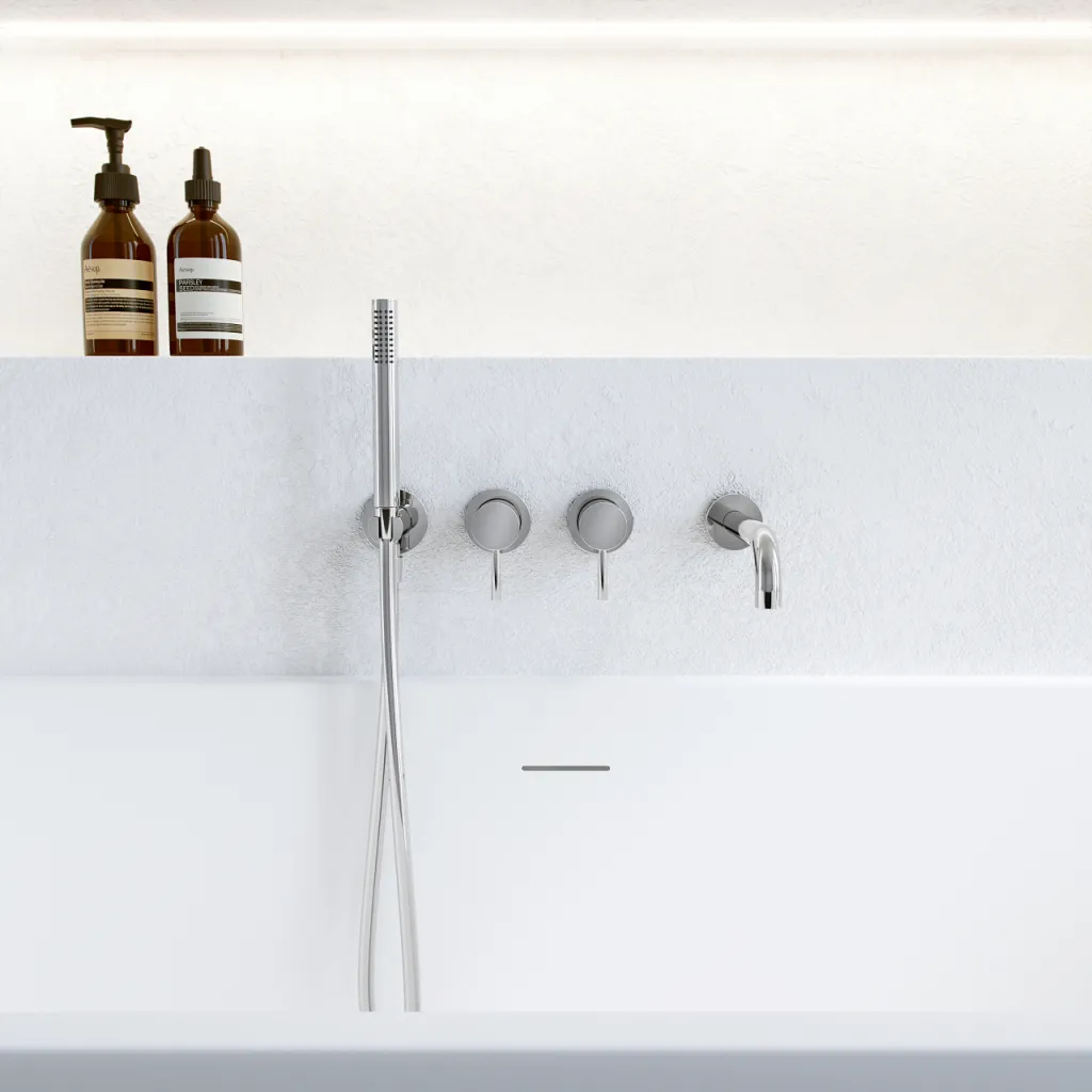 Semplice SBR801 S11 - Tub/shower, Chrome