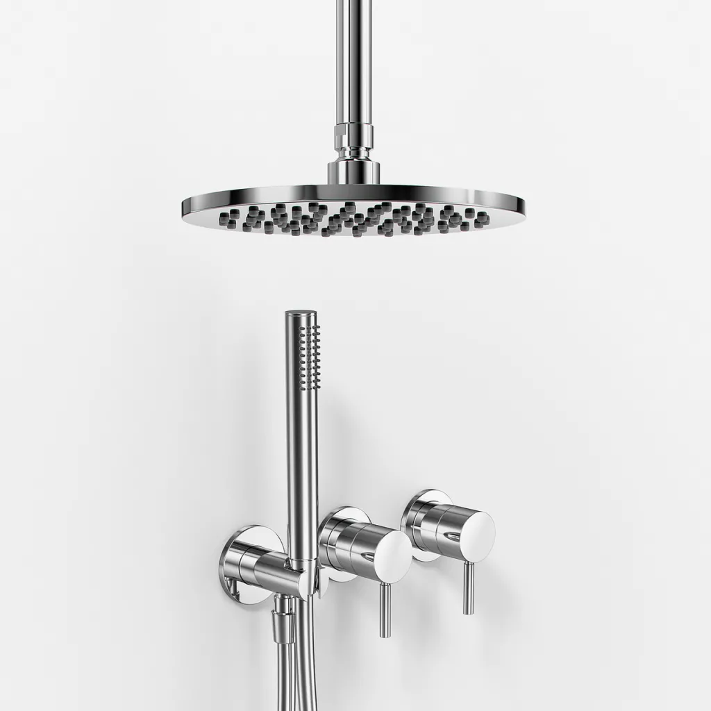 Semplice SBR801 S08 - Ø20 cm, Ceiling, Chrome 