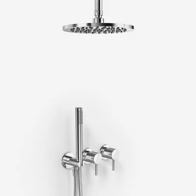 Semplice SBR801 S08 - Ø20 cm, Ceiling, Chrome 