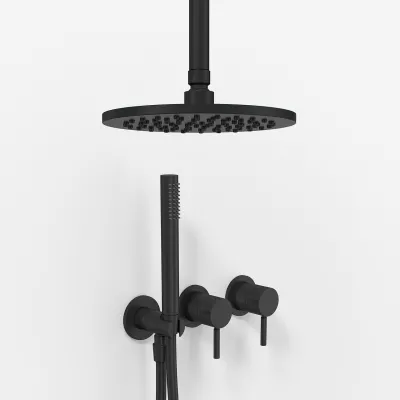 Semplice SBR801 S08 - Ø20 cm, Ceiling, Matte black 