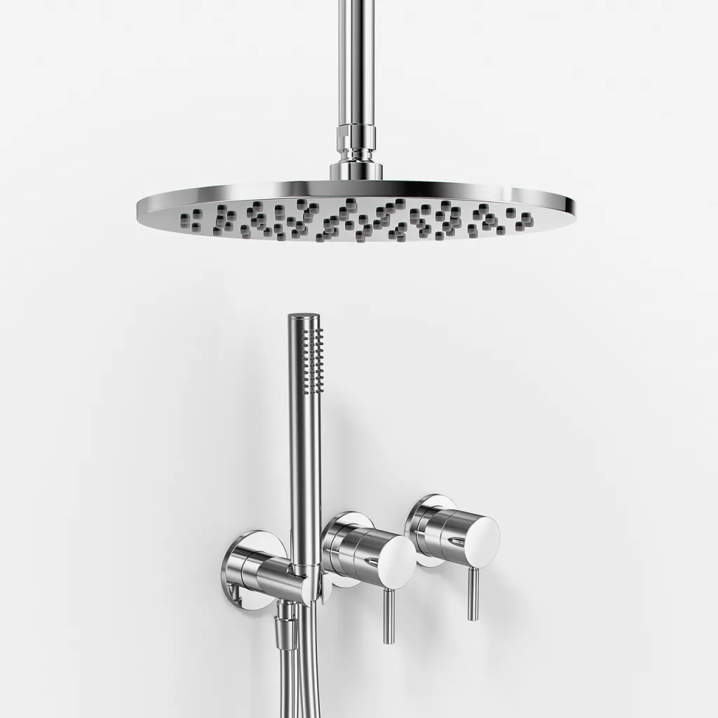 Semplice SBR801 S09 - Ø25 cm, Ceiling, Chrome 