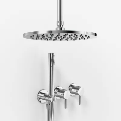 Semplice SBR801 S09 - Ø25 cm, Ceiling, Chrome 