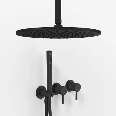 Semplice SBR801 S10 - Ø30 cm, Ceiling, Matte black 