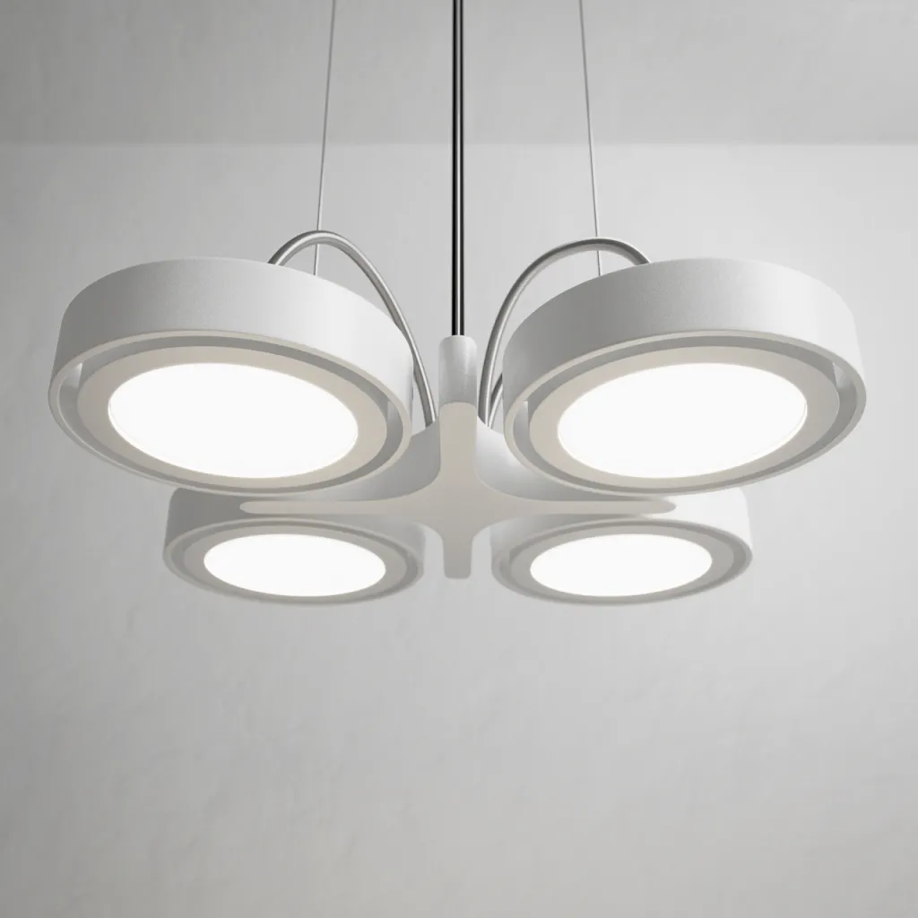 Big A04 - LED Ceiling Pendant, Matte White