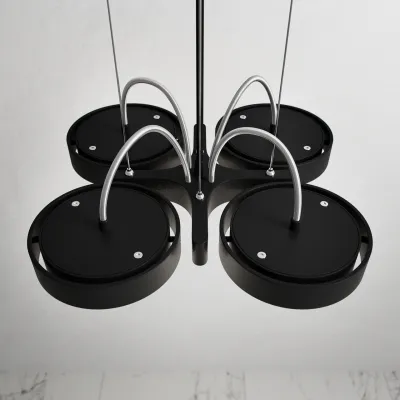 Big A04 - LED ceiling pendant, matte black