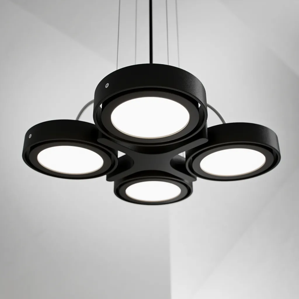 Big A04 - LED ceiling pendant, matte black