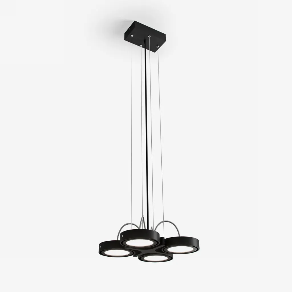 Big A04 - LED ceiling pendant, matte black