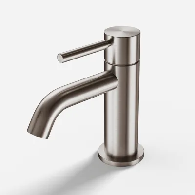 Semplice SHV401 - Single-lever Basin Mixer, PVD Brushed Steel