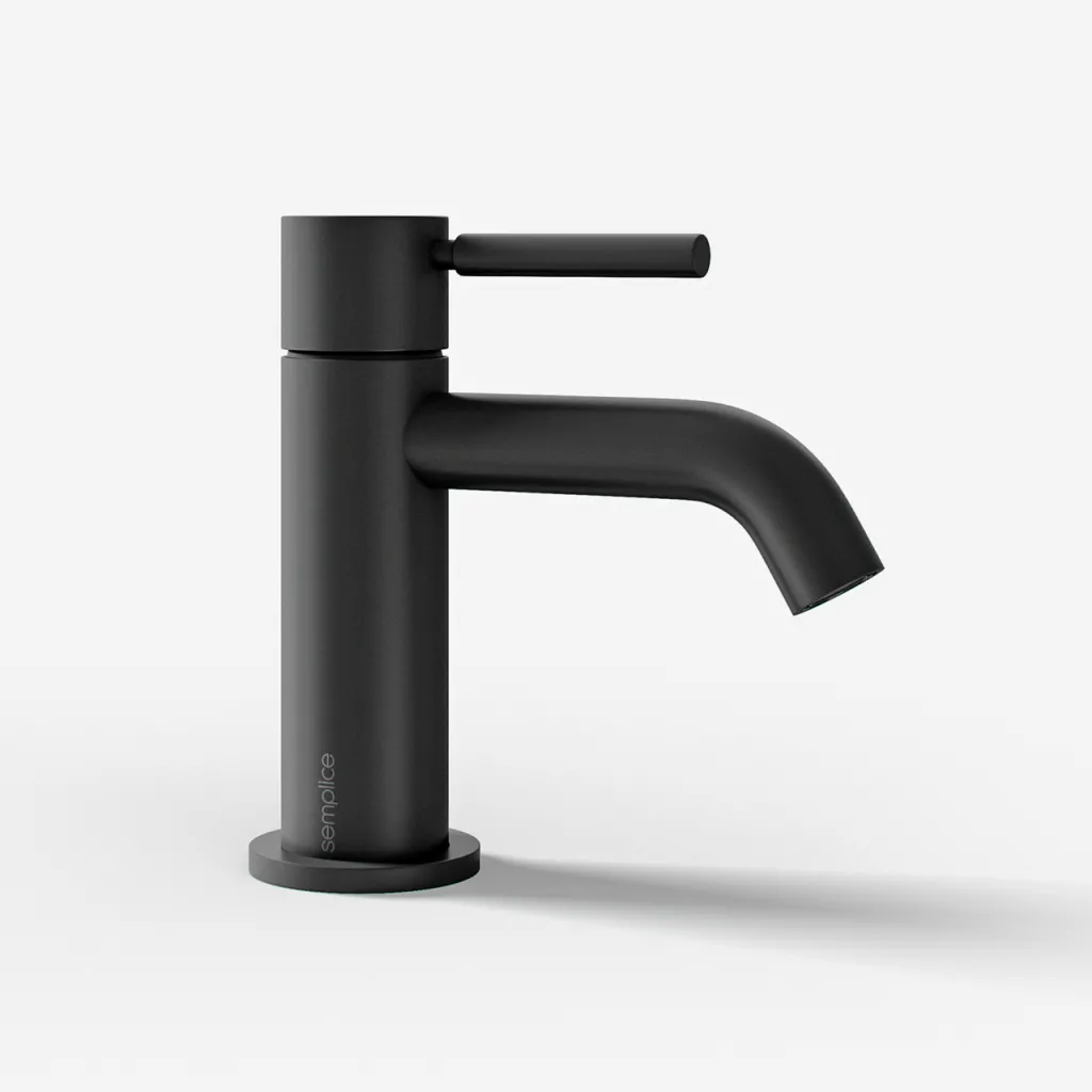 Semplice SHV401 - 1-lever basin mixer, matt black