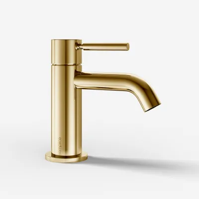Semplice SHV401 - 1-lever basin mixer, Polished Brass Natural
